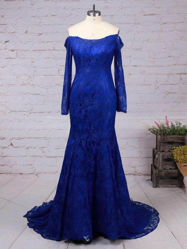 Elegant Trumpet/Mermaid Long Sleeves Prom Dress